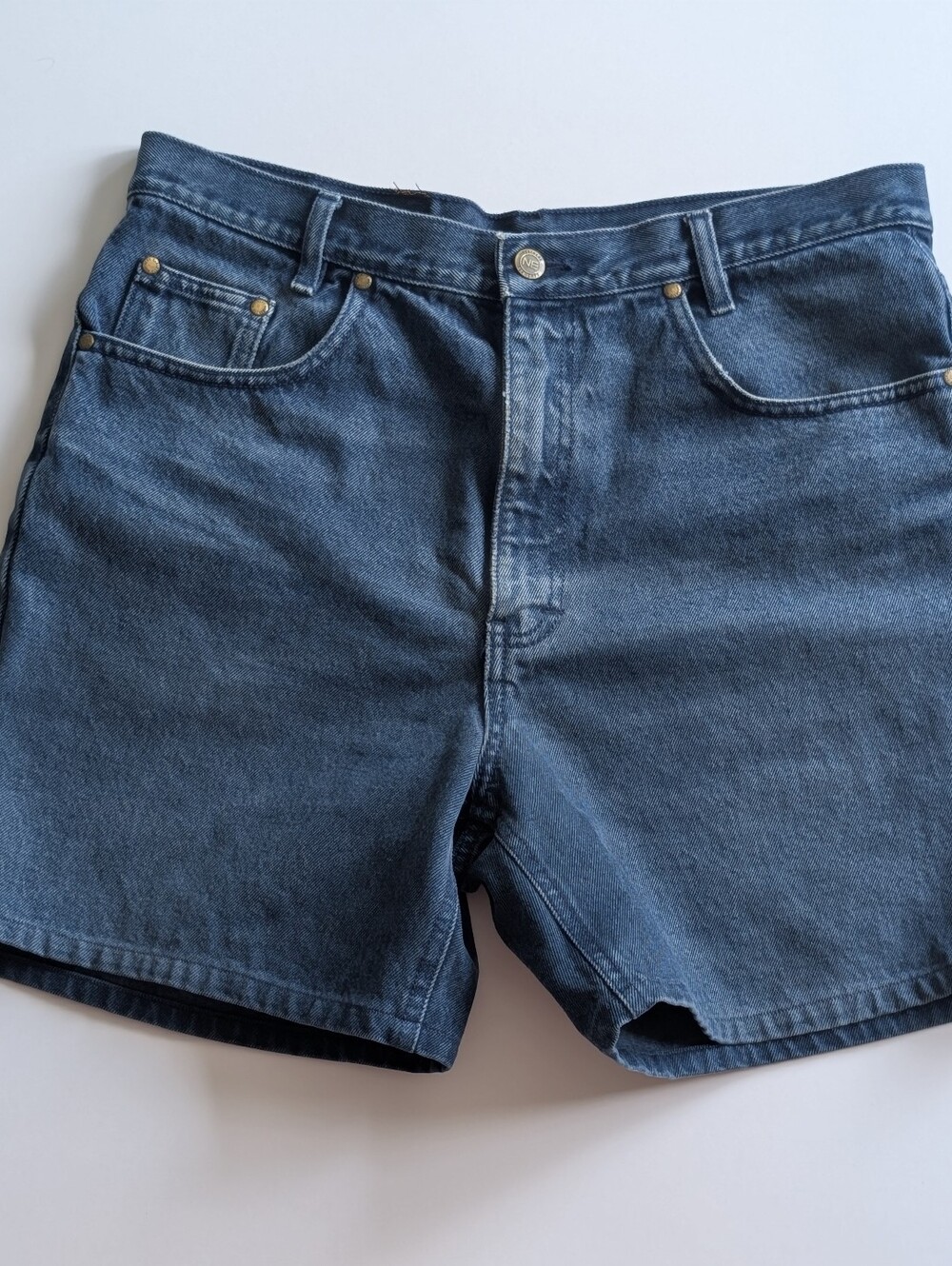 Vintage Northern Elements 100% Cotton High Rise Denim Shorts Size 34
